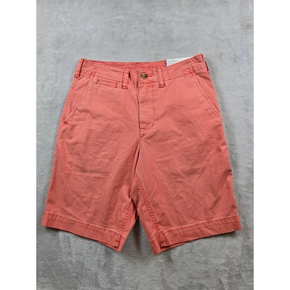 American Eagle Shorts Mens 28 Coral Stretch Classic 10 Next Level Flex NEW